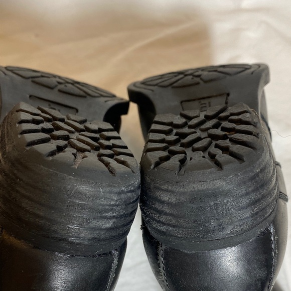 Born Black Leather Ankle Boots with Decorative Buckles - Women-8 - Picture 13 of 13